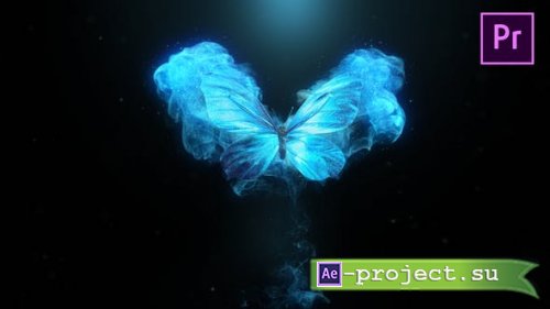 Videohive - Flying Butterfly Logo Reveal 4k- Premiere Pro - 24346498