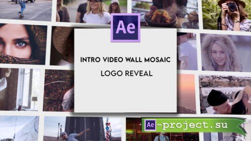 Videohive - Intro Video Wall Mosaic Logo Reveal - 28132121 - Project for After Effects