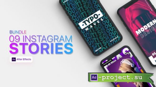 Videohive - 09 Instagram Stories Bundle - 26279921 - Project for After Effects