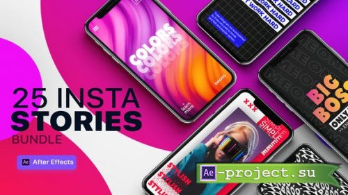 Videohive - 25 Instagram Stories Bundle - 26378334 - Project for After Effects