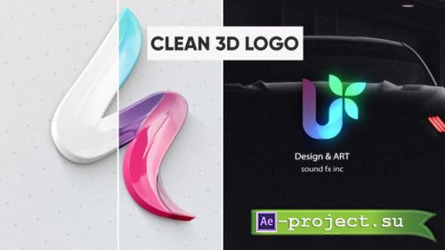 Videohive - Clean 3D Logo - 28411734 - Project for After Effects