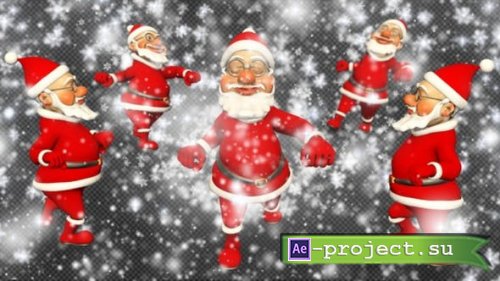 Videohive - Santa Funny Transition (4 Pack) - 22907995 - Motion Graphics