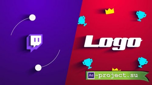 Videohive - Twitch Logo Reveal - 28895587 - Project for After Effects