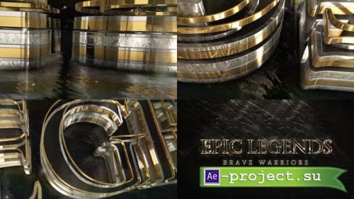 Videohive - Epic Gold Silver Logo - 28991773 - Project for After Effects
