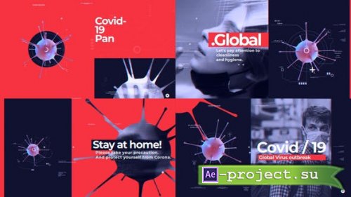 Videohive - Covid-19 Pandemic Opener - 26153711 - Project for After Effects