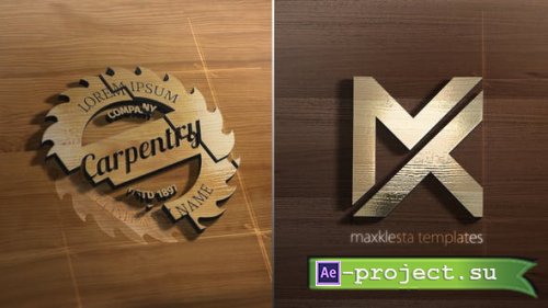 Videohive - Wood 3D Logo Reveal - 27121141 - Project for After Effects