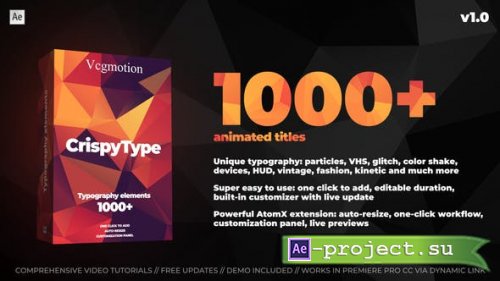 Videohive - 1000+ Titles And Typography - 28464847 - Project & Script for After Effects