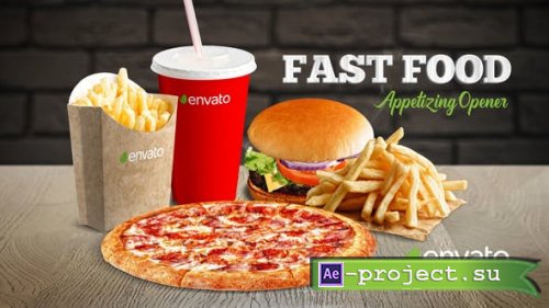 Videohive - Fast Food Appetizing Opener - 23128394 - Project for After Effects