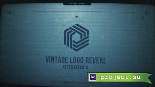 Videohive - Techno Vintage Logo - 29071163 - Project for After Effects