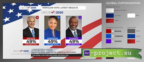 Videohive - America Votes | 2020 United States Election Kit - 29079916 - Project for After Effects