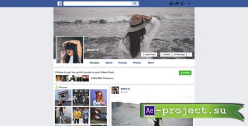 Videohive - Facebook Promo - 18917710 - Project for After Effects