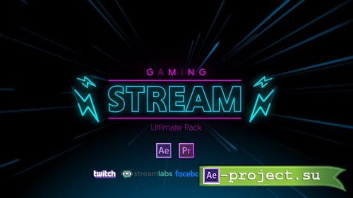 Videohive - Stream Gaming Pack - 28857021 - Premiere Pro & After Effects Templates