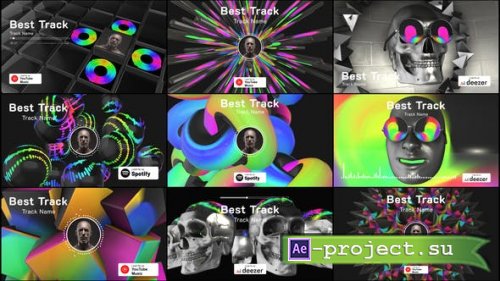 Videohive - 3D Music Visualizer - 25233406 - Project for After Effects