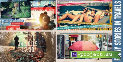 Videohive - Funny Stories In Travels - 12922935 - Project for After Effects