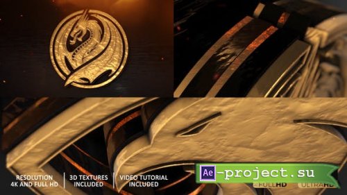 Videohive - Gold Epic And Power Logo Reveal - 27689975 - Project for After Effects