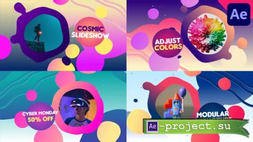 Videohive - Cartoon Space Slideshow | After Effects - 29122288 - Project for After Effects
