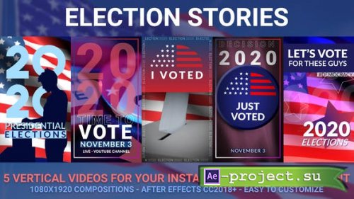 Videohive - Presidential Election Stories - 29106927 - Project for After Effects