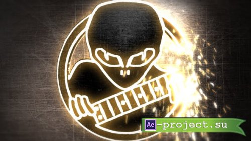 Videohive - Welding Logo Reveal with Sparks - 19335899 - Project for After Effects