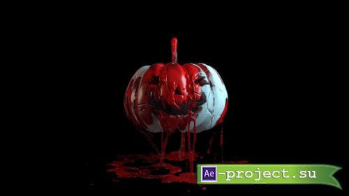 Videohive - Horror Pumpkin Logo Reveal - 28842225 - Project for After Effects