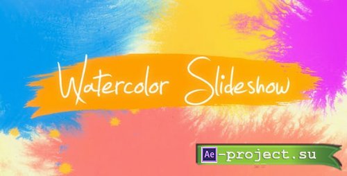 Videohive - Watercolor Slideshow - 20184342 - Project for After Effects
