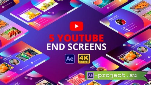 Videohive - YouTube End Screens Vol.2 | After Effects - 29148818 - Project for After Effects