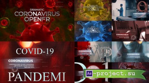 Videohive - Dramatic Coronavirus Opener - 26666153 - Project for After Effects
