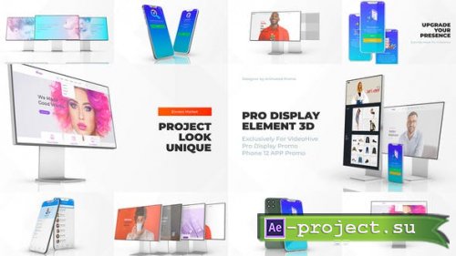 Videohive - Phone 12 Pro Display Mockup - Web App Promo - 29149242 - Project for After Effects