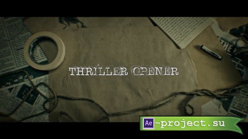 Videohive - Thriller Opener 4K - 28972180 - Project for After Effects