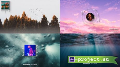 Videohive - Clean and Elegant Audio Spectrum Templates - 29165487 - Project for After Effects