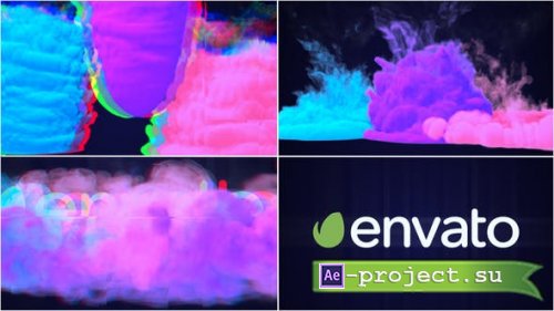 Videohive - Glitch Smoke Logo Reveal - 22143312 - Project for After Effects