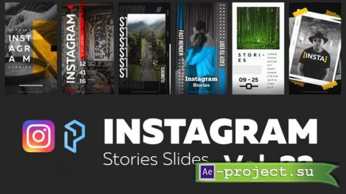 Videohive - Instagram Stories Slides Vol. 22 - 29180631 - Project for After Effects