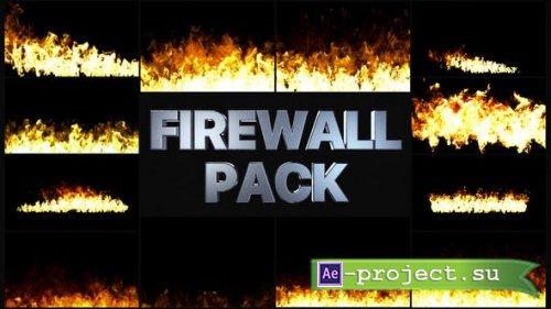 Videohive - Fire Walls Pack | Premiere Pro MOGRT - 28369559