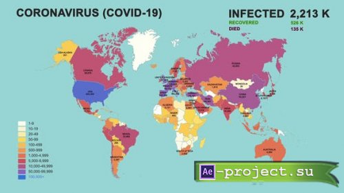 Videohive - Infection map - 26531464 - Project for After Effects