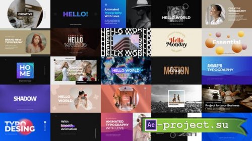 Videohive - Animated Typography - For Premiere Pro - 28384060