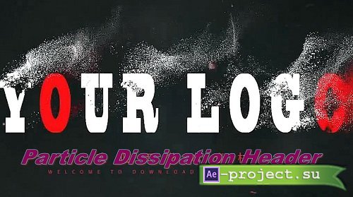 Particle Dissipation Header 611347 - Project for After Effects