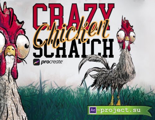 Crazy Chicken Scratch Procreate Brushes