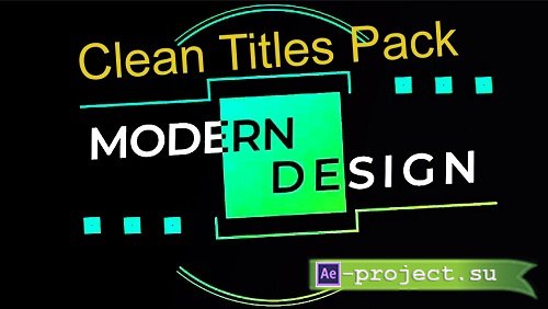 Clean Titles Pack 833730 - Project for After Effects