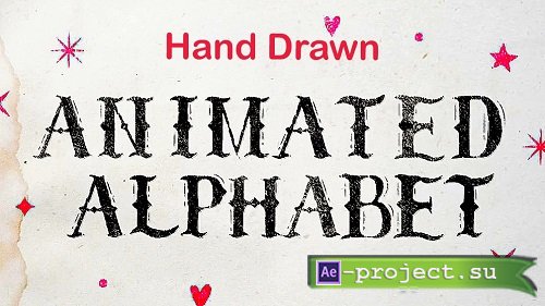 Animated Hand Drawn Alphabet 837311 - Project for After Effects