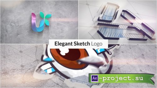 Videohive - Elegant Sktech Logo Reveal - 28728976 - Project for After Effects