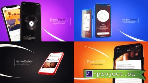 Videohive - Phone X Modular App Intro - 23656523 - Project for After Effects