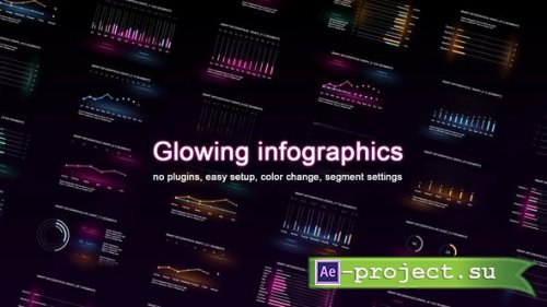 Videohive - Glowing infographics - 25009766 - Project for After Effects