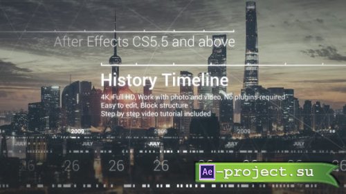  Videohive - History Timeline - Corporate Timeline - 20957124 - Project for After Effects