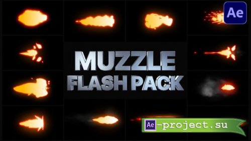 Videohive - Muzzle Flash Pack | After Effects - 29238108 - Project for After Effects
