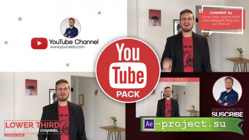 Videohive - Youtube Pack - 29218125 - Project for After Effects