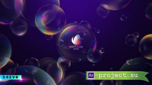 Videohive - Simple Glass Intro/ Soap Bubble/ Logo Reveal/ Clean/ Magical/ New Year/ Crystal/ Elegant/ Pure Light - 29261171