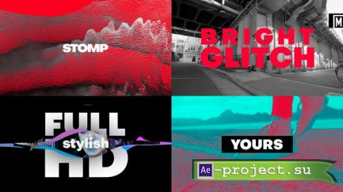 Videohive - Bright Glitch Opener - 23610332 - Project for After Effects