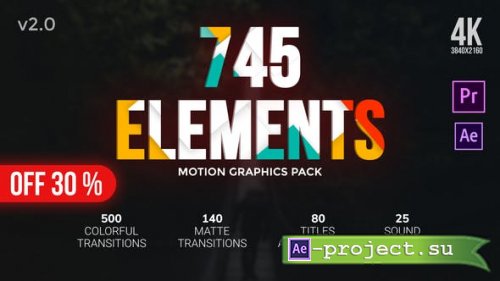 Videohive - Transitions Pack - 24766267 - Premiere Pro & After Effects Templates