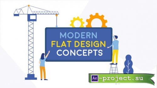 Videohive - Modern Flat Design - 23355385 - Project for After Effects