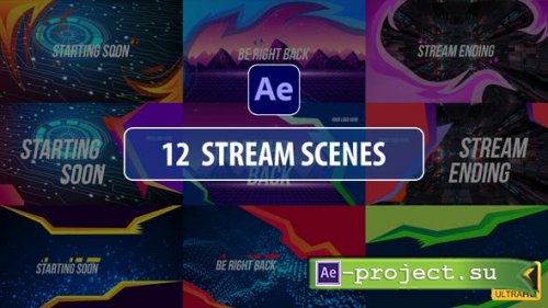 Videohive - Stream Scenes | After Effects - 29301552 - Project for After Effects