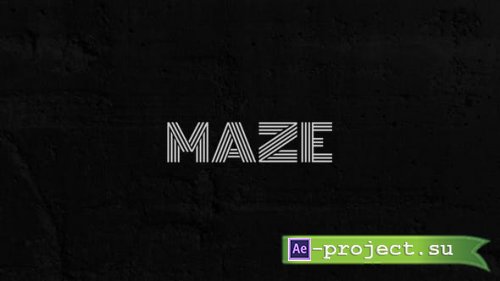 Videohive - Maze - Animated Typeface - 29299085 - Project for After Effects